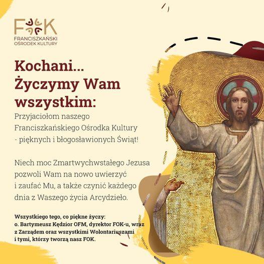 życzenia Wielkanoc 2021 - FOK